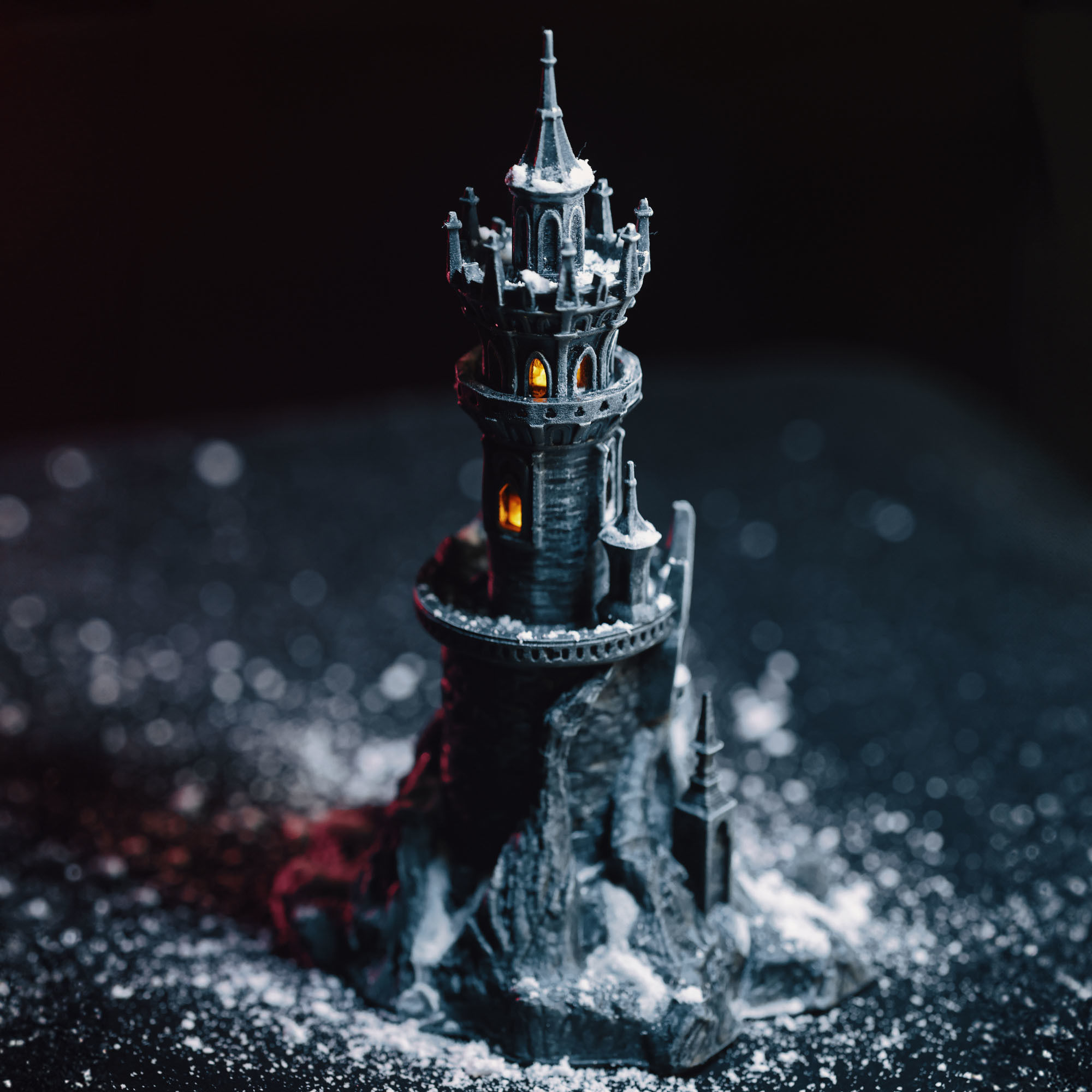 GOTHIC WINTER CASTLE 3D print model_11