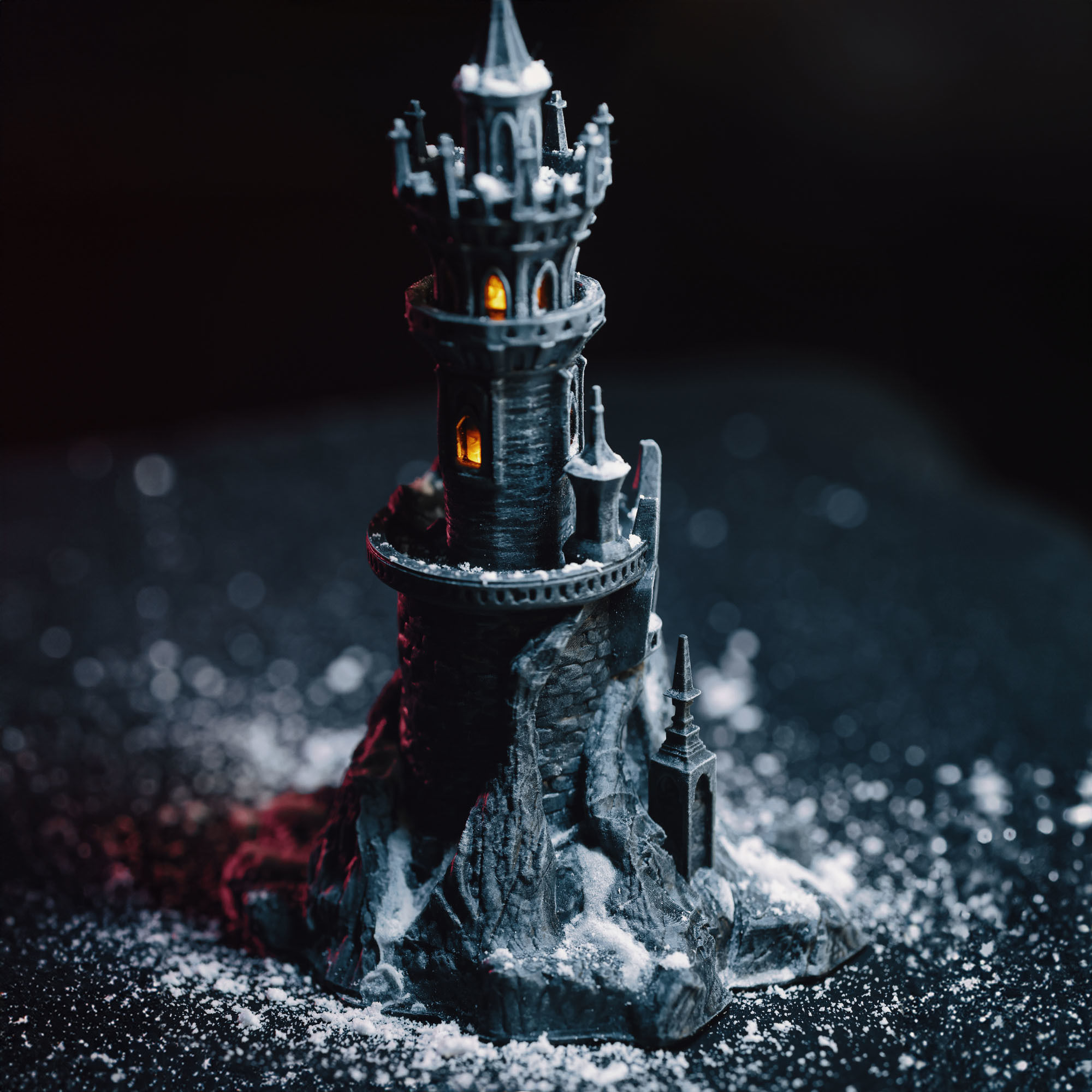 GOTHIC WINTER CASTLE 3D print model_6