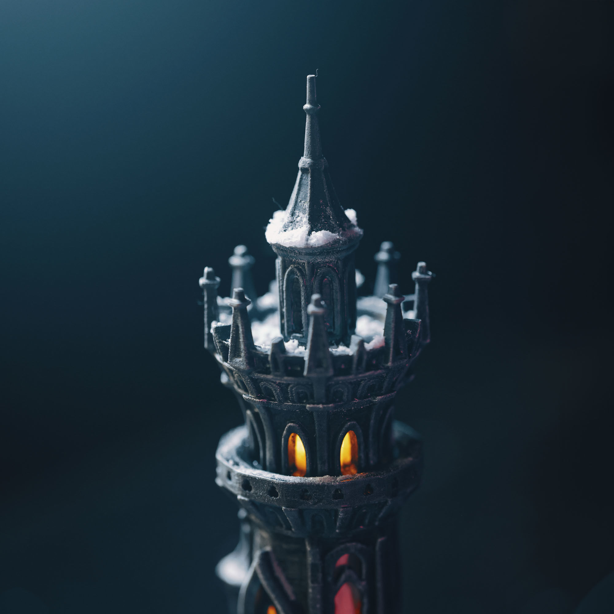 GOTHIC WINTER CASTLE 3D print model_8