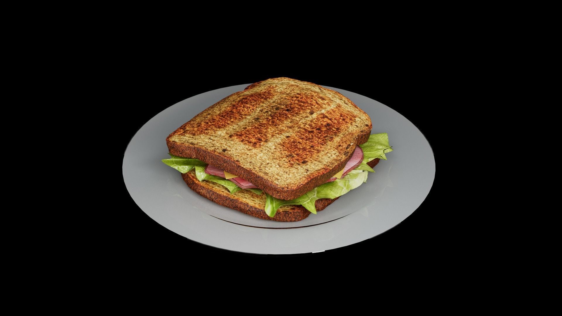 Sandwich Classic 3D model_11