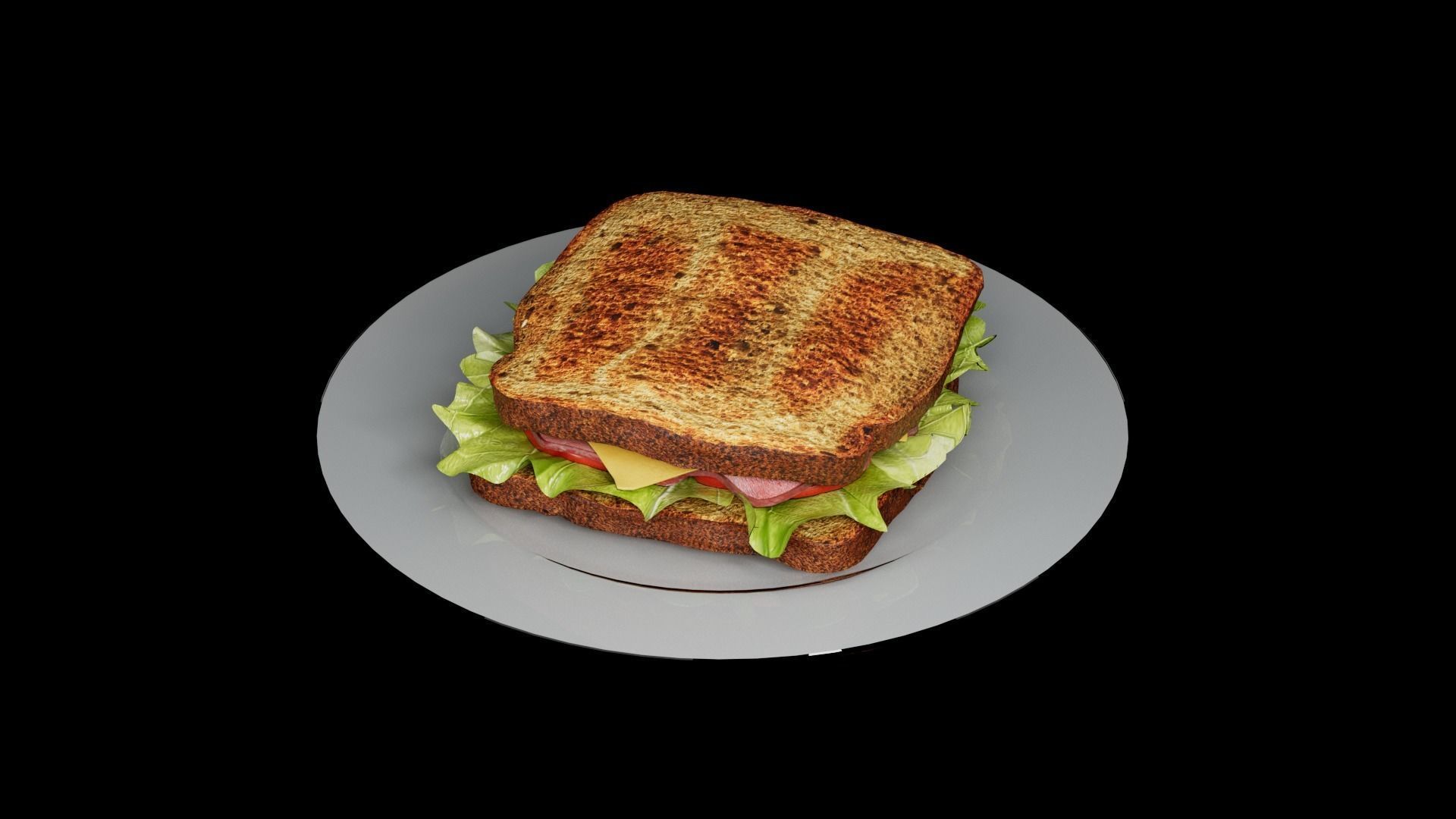 Sandwich Classic 3D model_21
