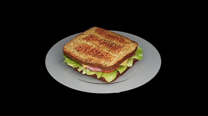 Sandwich Classic 3D model 7