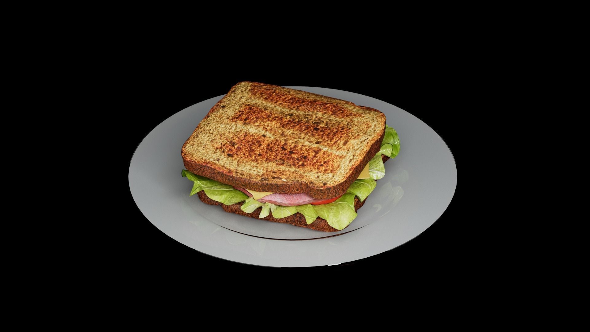 Sandwich Classic 3D model_7