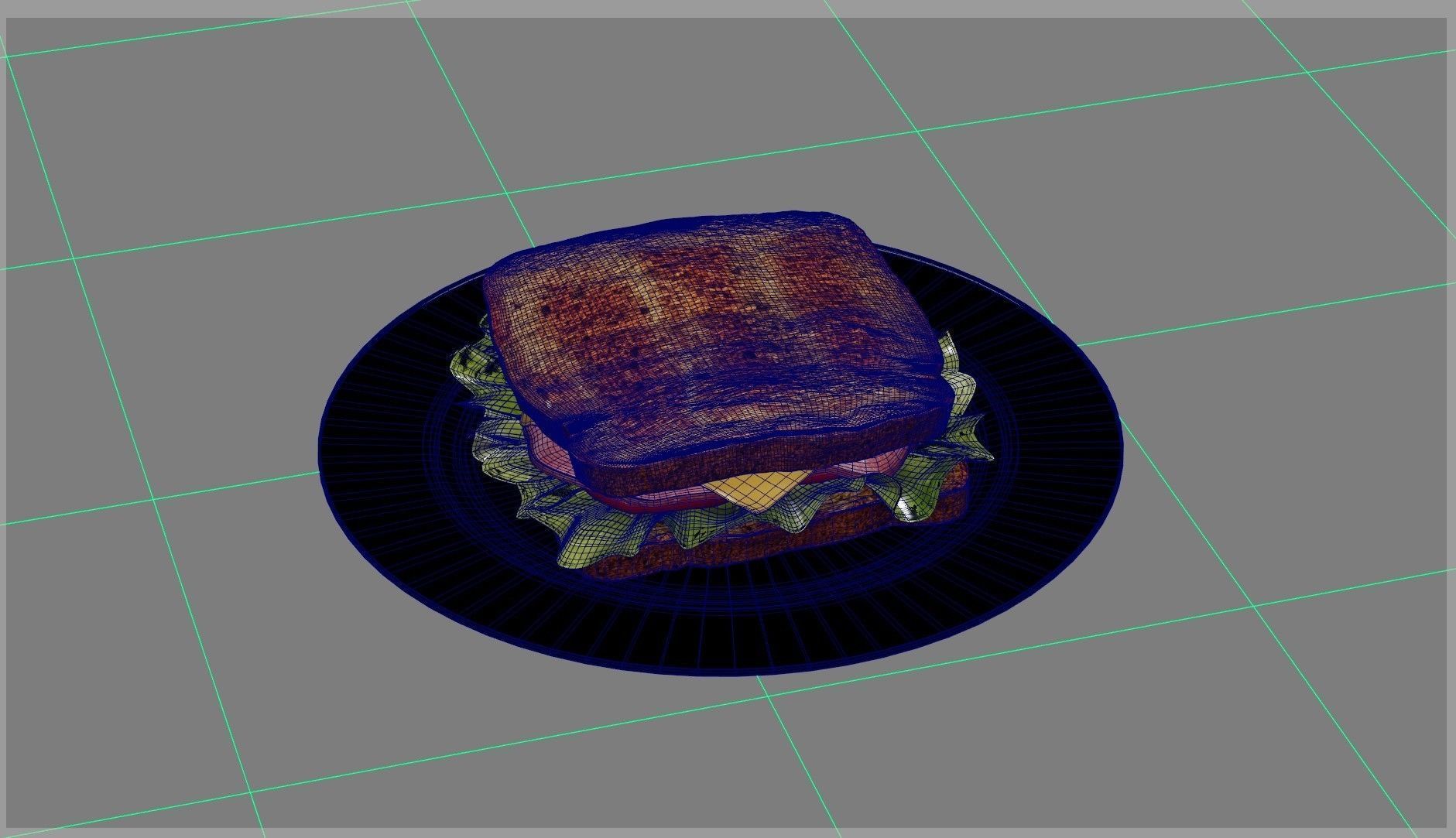 Sandwich Classic 3D model_27