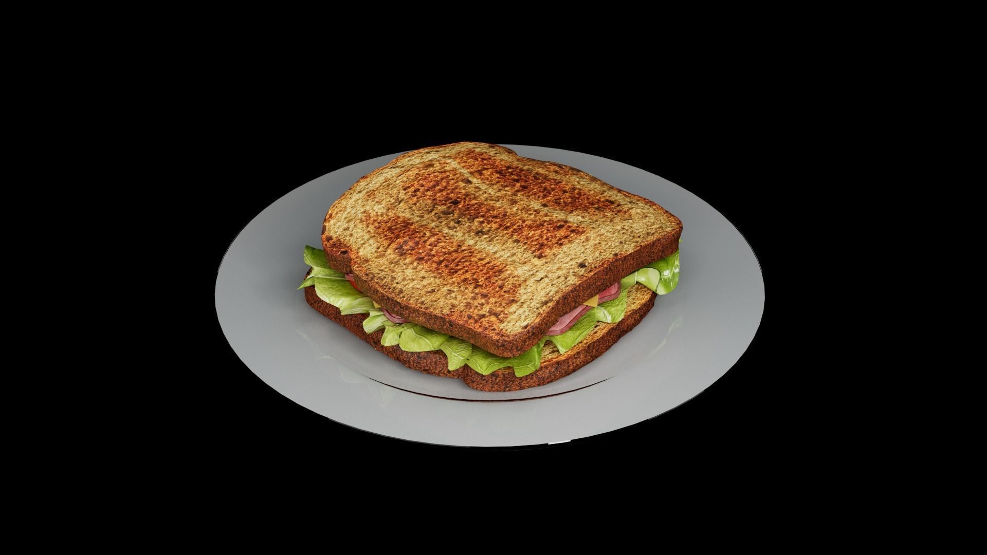 Sandwich Classic 3D model_15