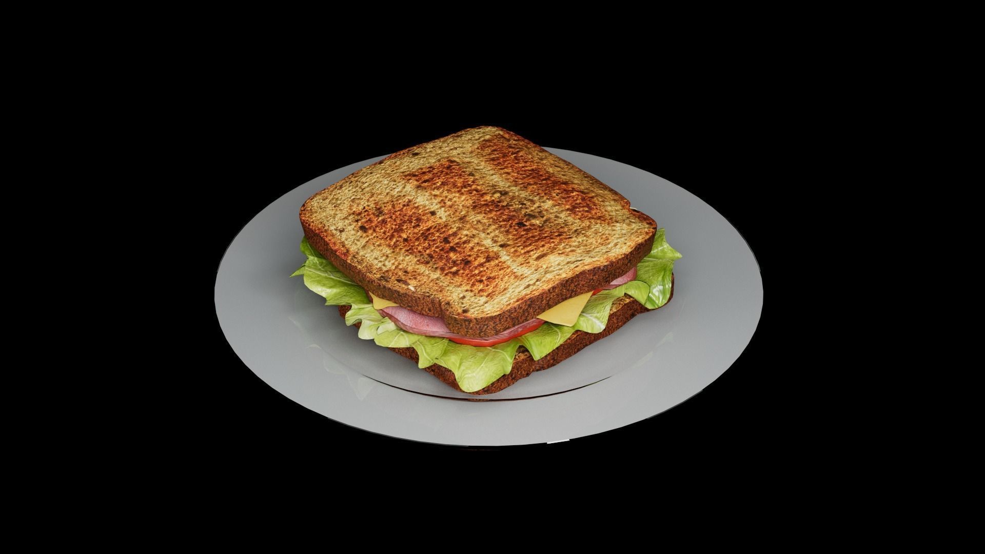 Sandwich Classic 3D model_5
