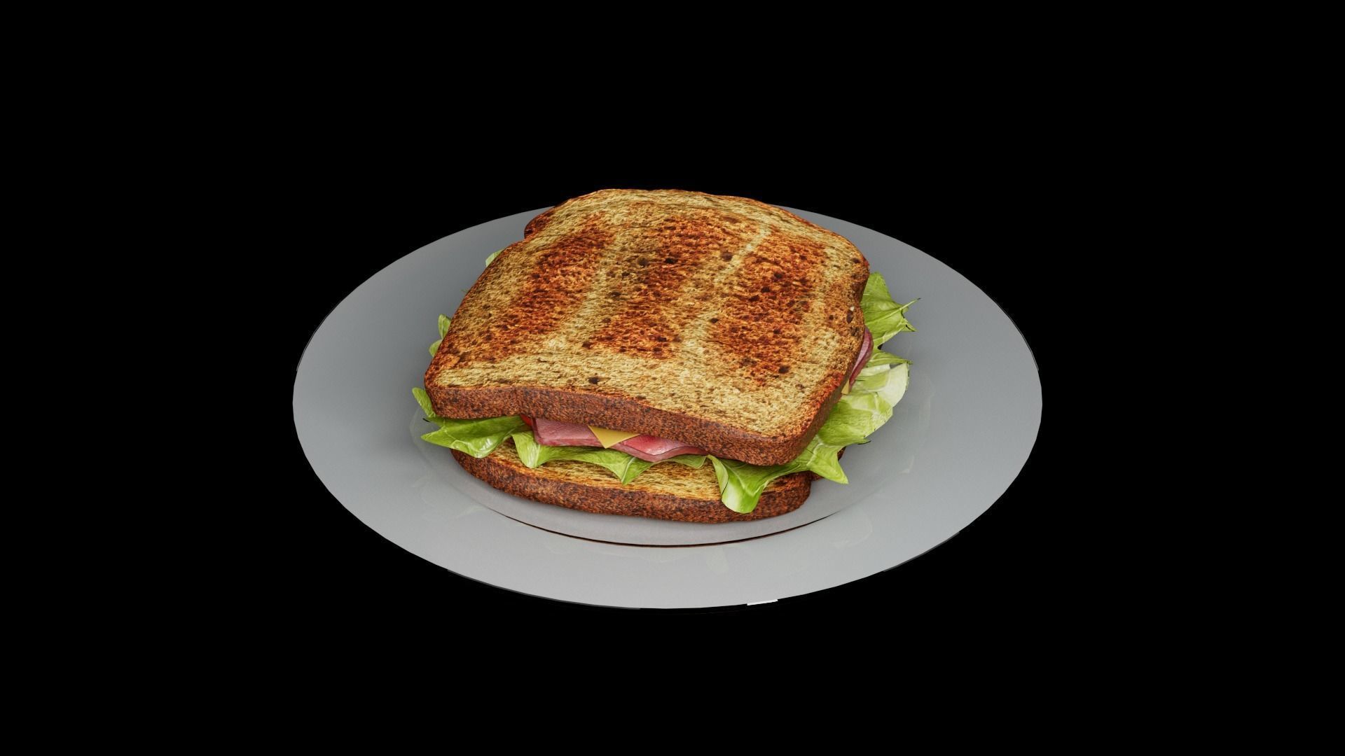 Sandwich Classic 3D model_12