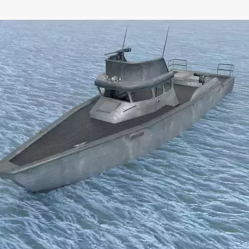 Free Military Boat Game Ready