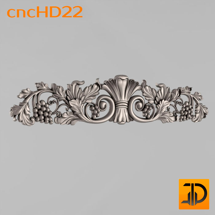 Horizontal decor 3D print model_0