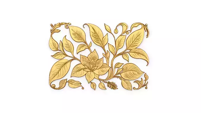 Classic carved decor ornament 416