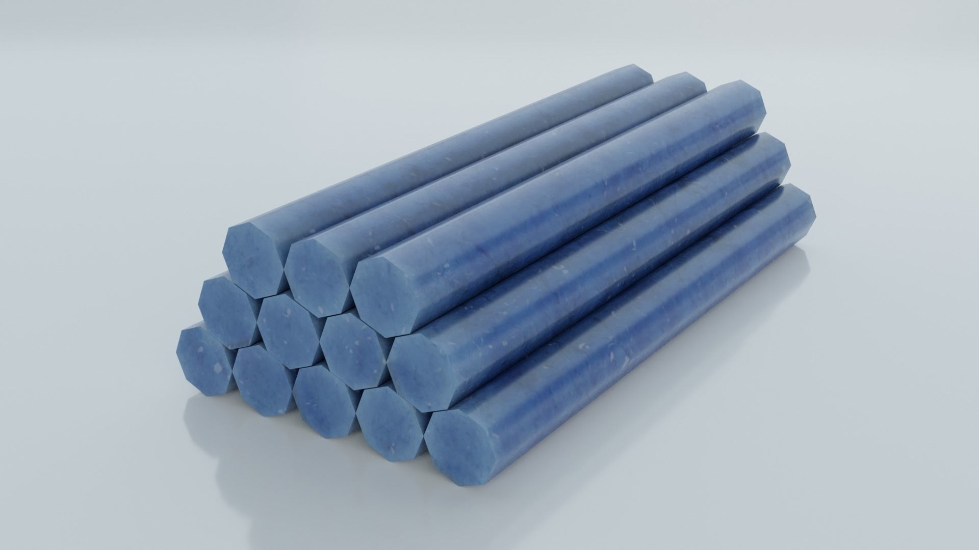 Resources Pack - Rods Low-poly 3D model_3