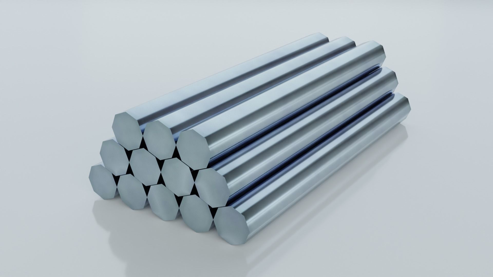 Resources Pack - Rods Low-poly 3D model_1