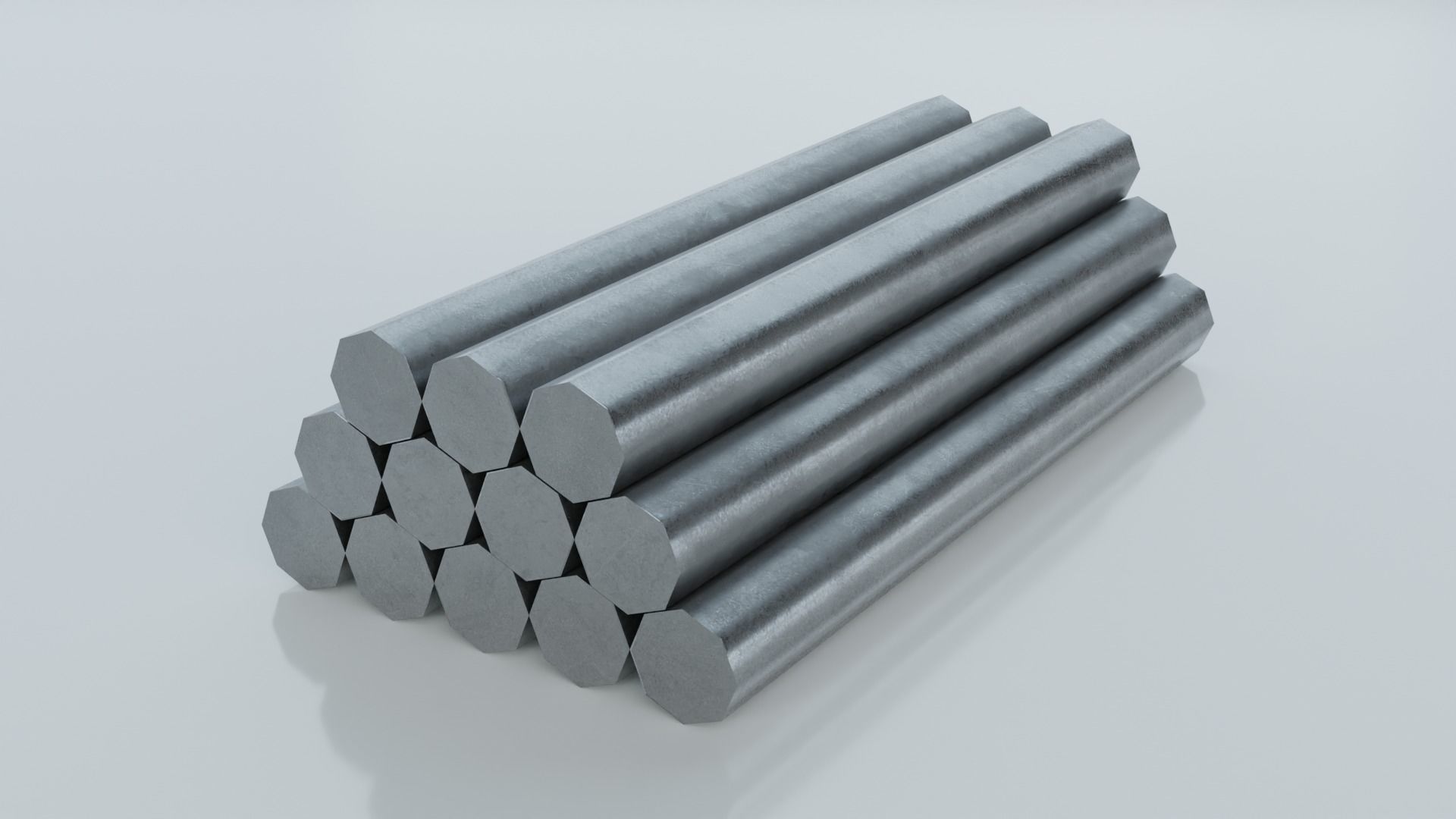 Resources Pack - Rods Low-poly 3D model_4