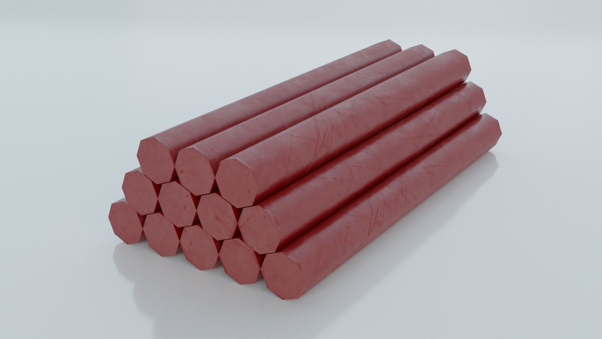 Resources Pack - Rods Low-poly 3D model_6