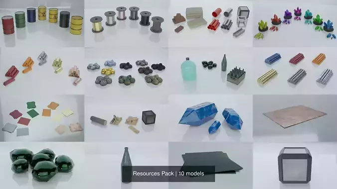 Resources Pack 3D Model Collection