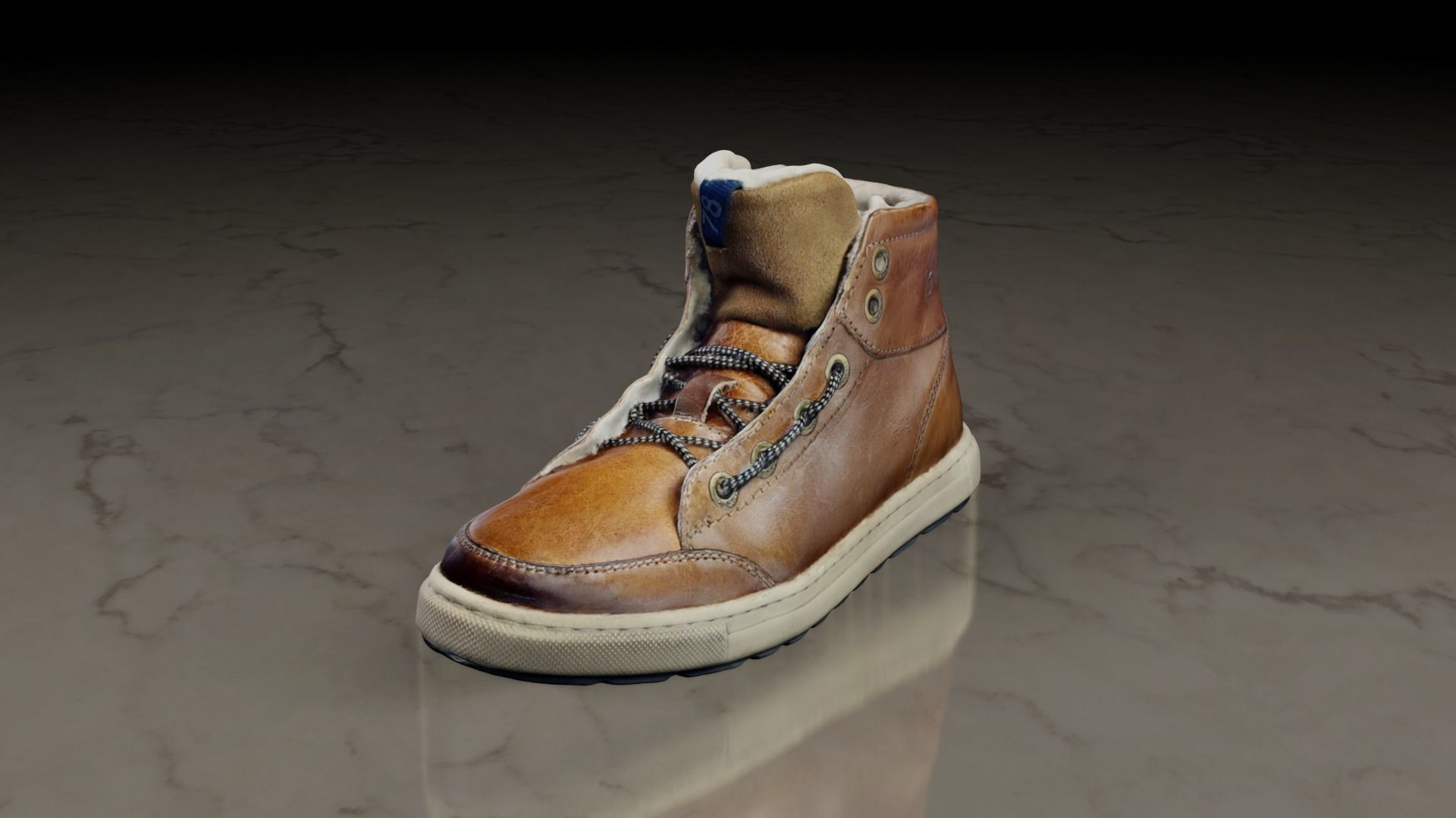 Bugatti Winter Boots Clean scan 3D model_7