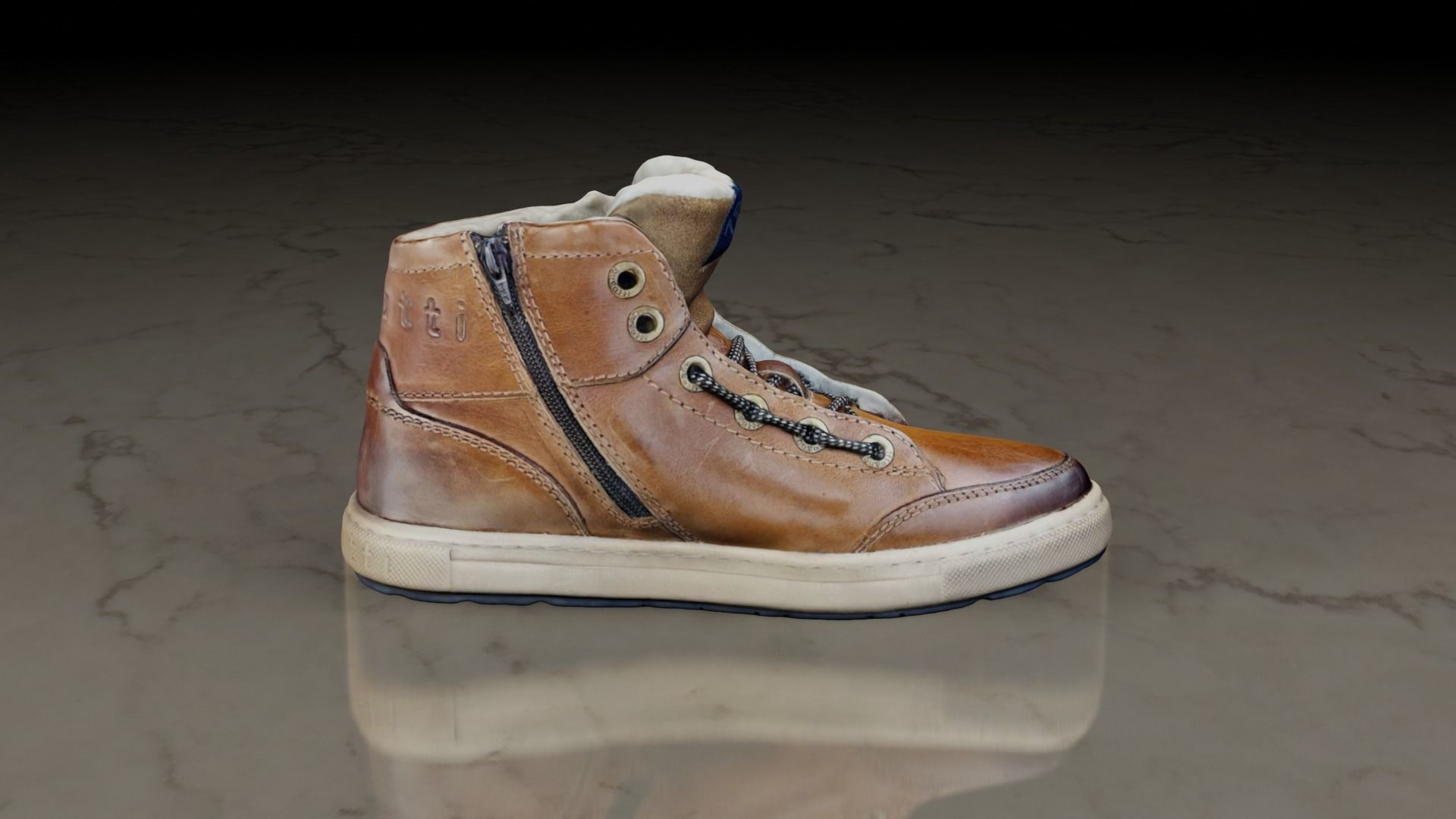 Bugatti Winter Boots Clean scan 3D model_2