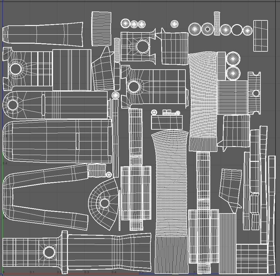 Worn Vice Low-poly 3D model_10
