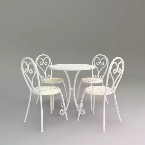 White Furniture Set