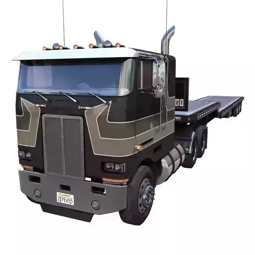 Peterbilt 362 dropdeck trailer