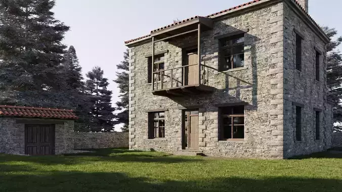 Greek traditional house 