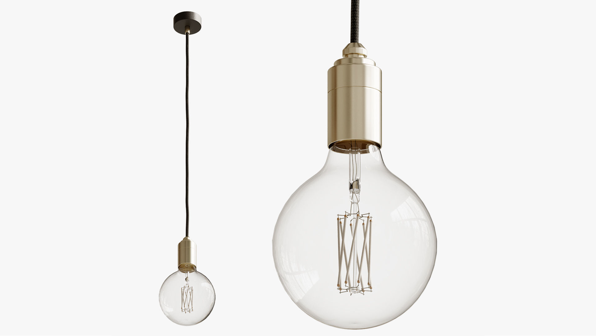 Tala Gaia Pendant Light 3D model_1