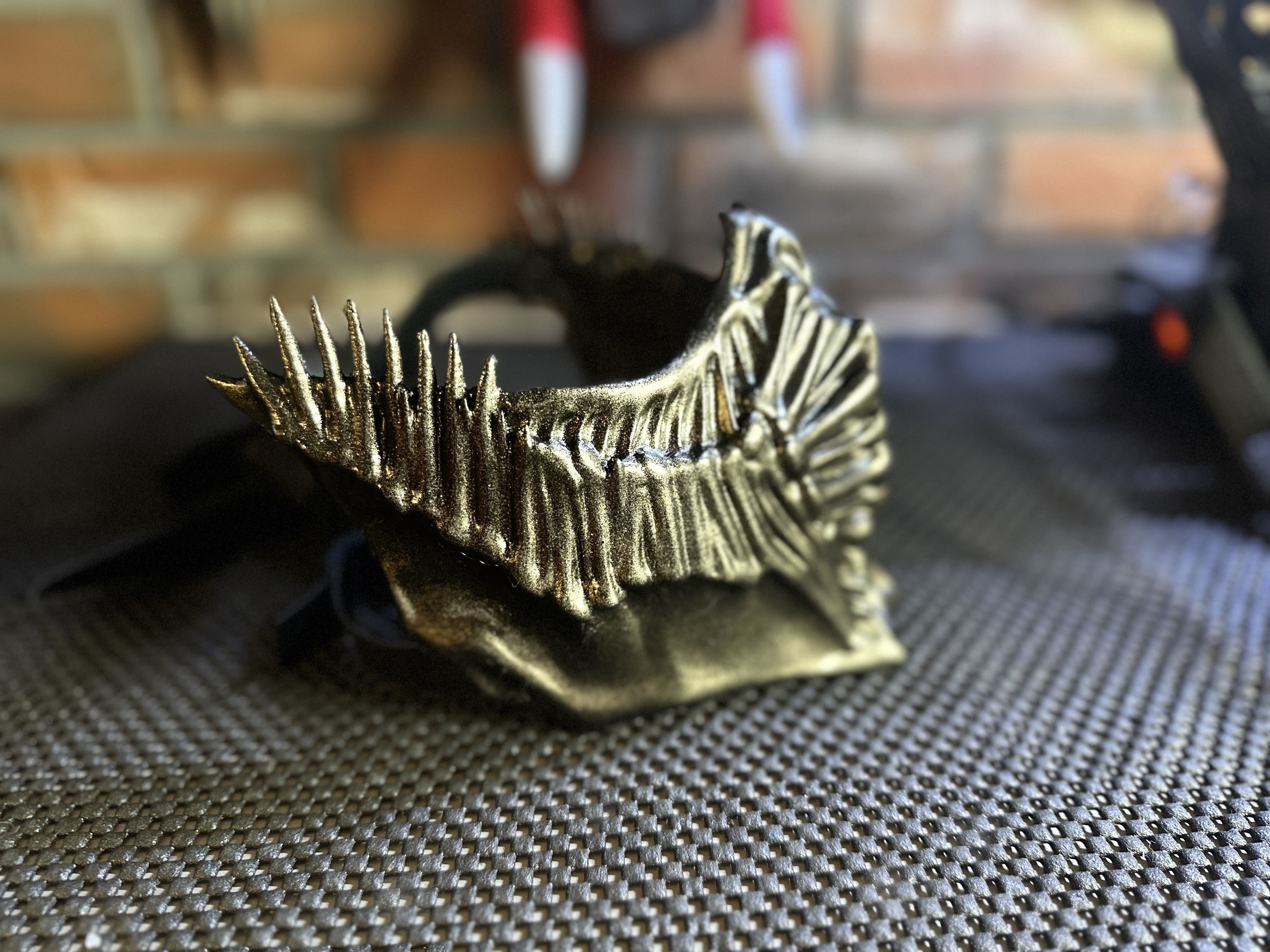 Scorpion mask from MK1 -  Fiery Arachnid 3D print model_4