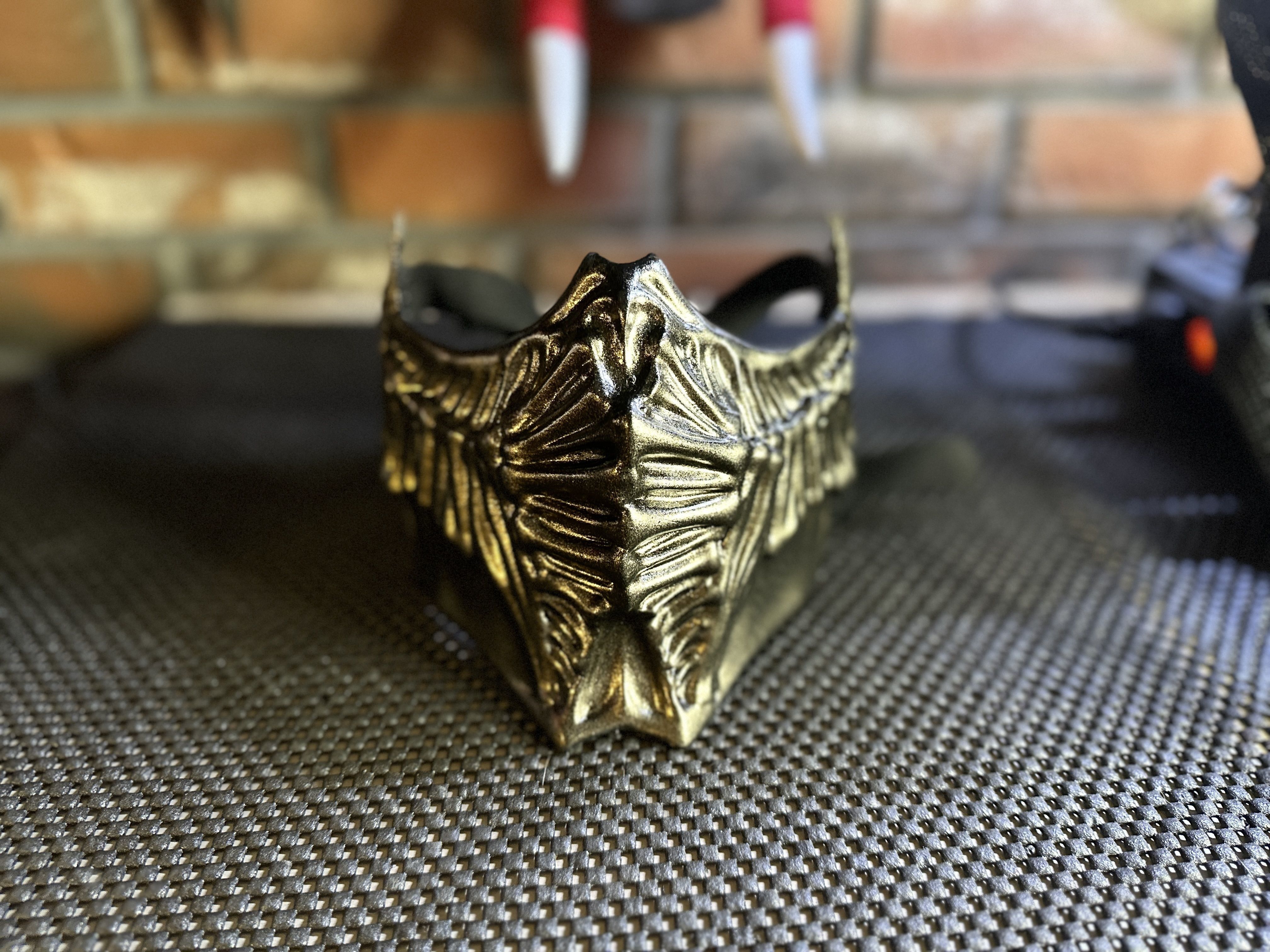 Scorpion mask from MK1 -  Fiery Arachnid 3D print model_6