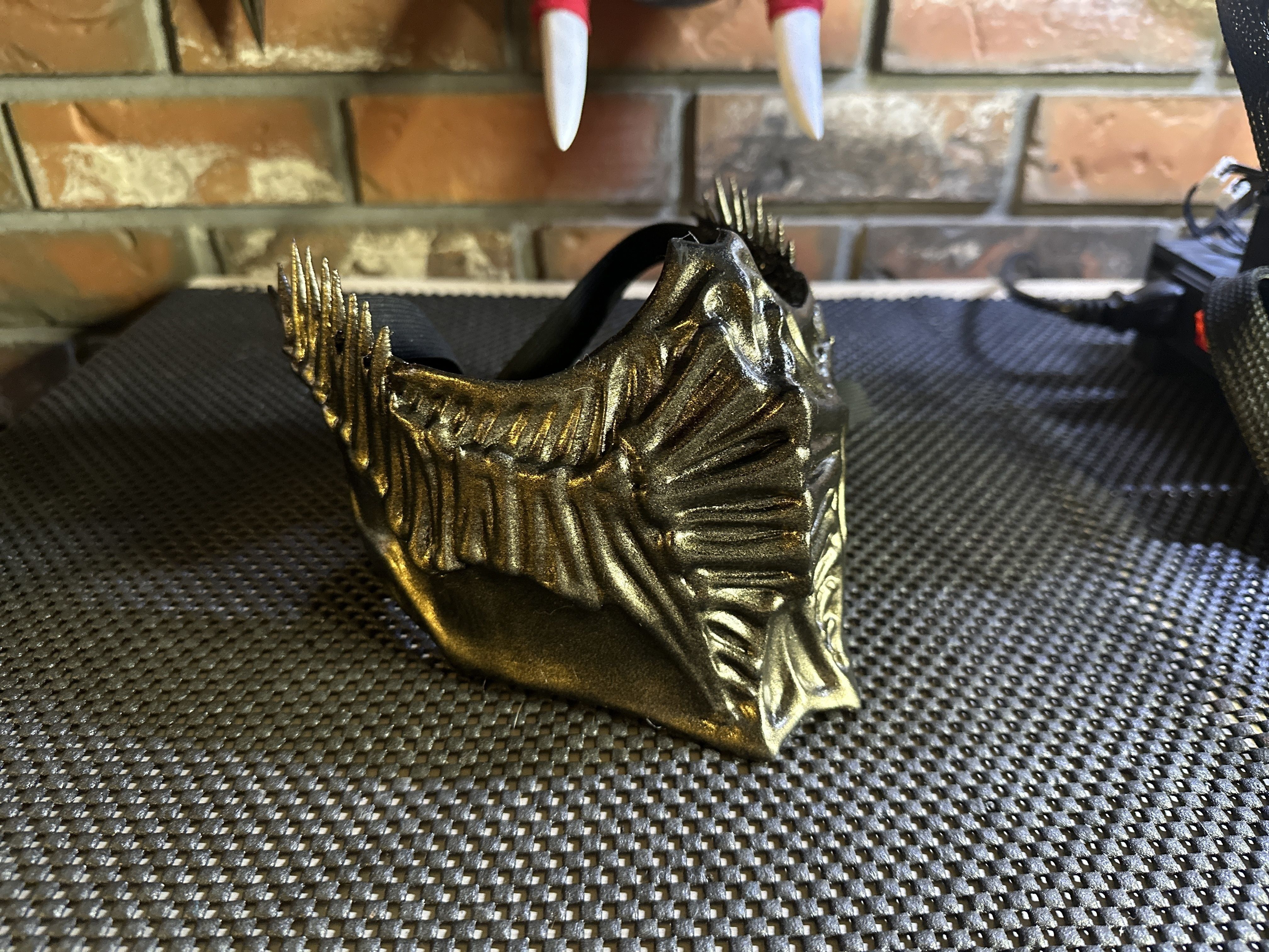 Scorpion mask from MK1 -  Fiery Arachnid 3D print model_9