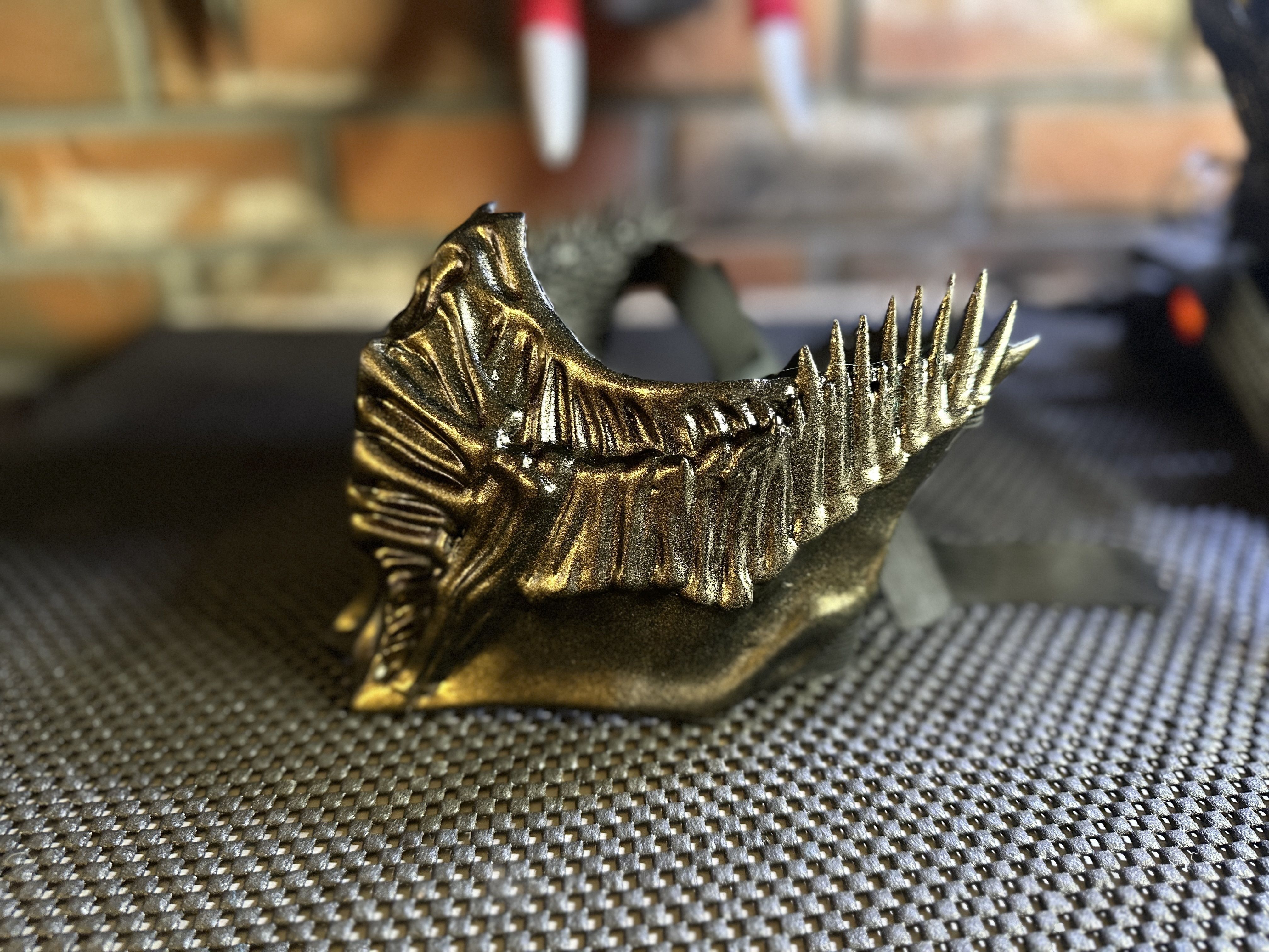 Scorpion mask from MK1 -  Fiery Arachnid 3D print model_5