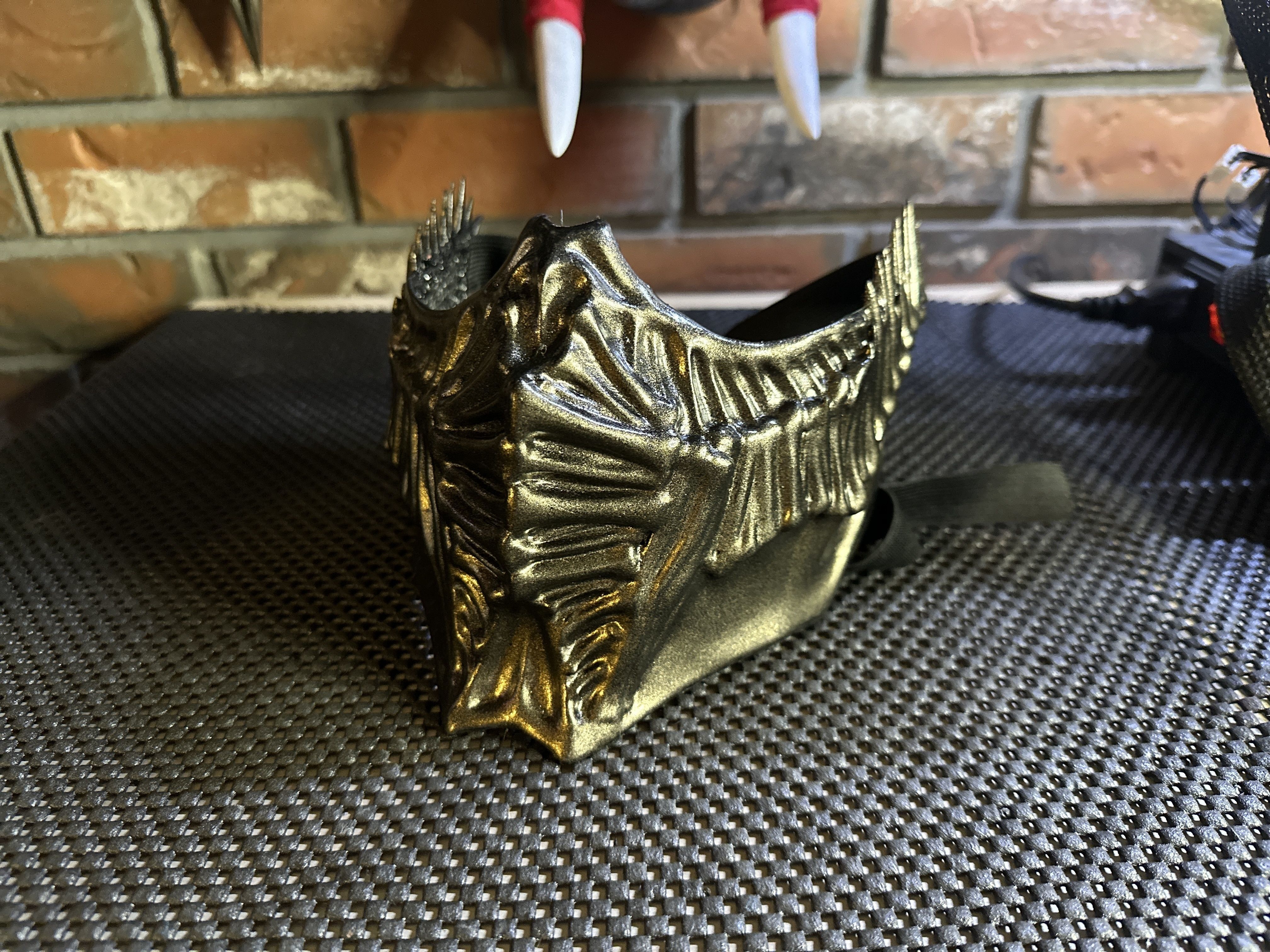 Scorpion mask from MK1 -  Fiery Arachnid 3D print model_7