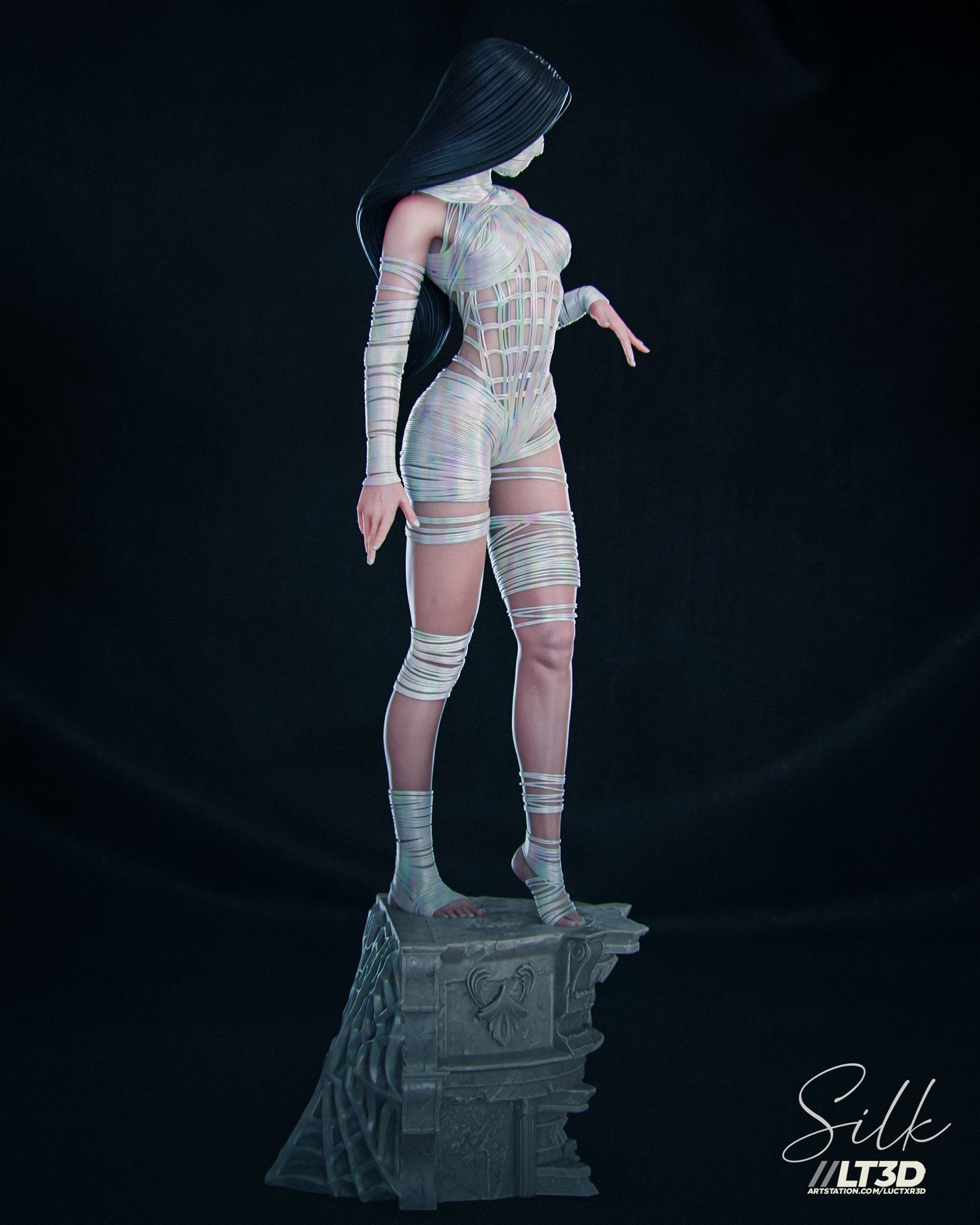 Silk Cindy Moon 3D print model_8