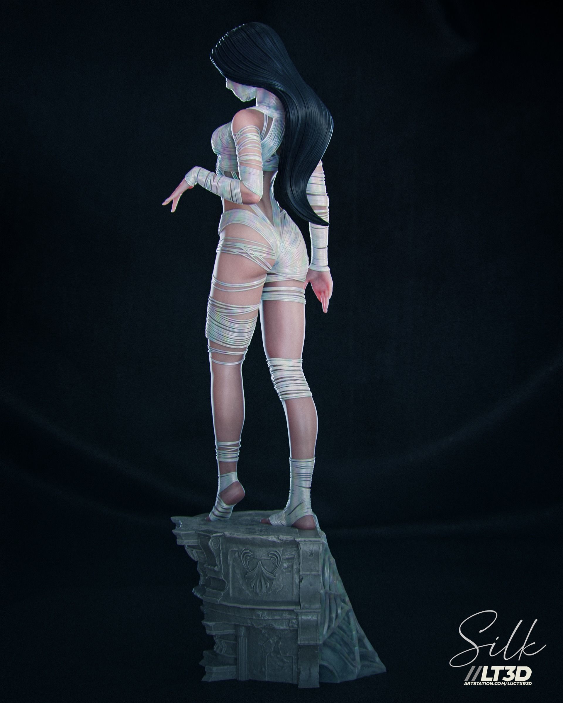 Silk Cindy Moon 3D print model_12