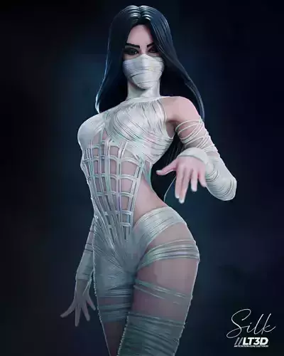 Silk Cindy Moon 3D print model