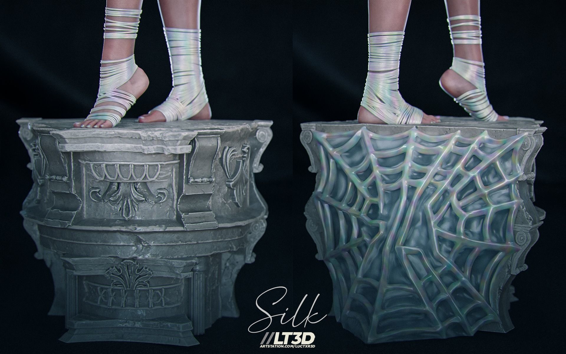 Silk Cindy Moon 3D print model_5