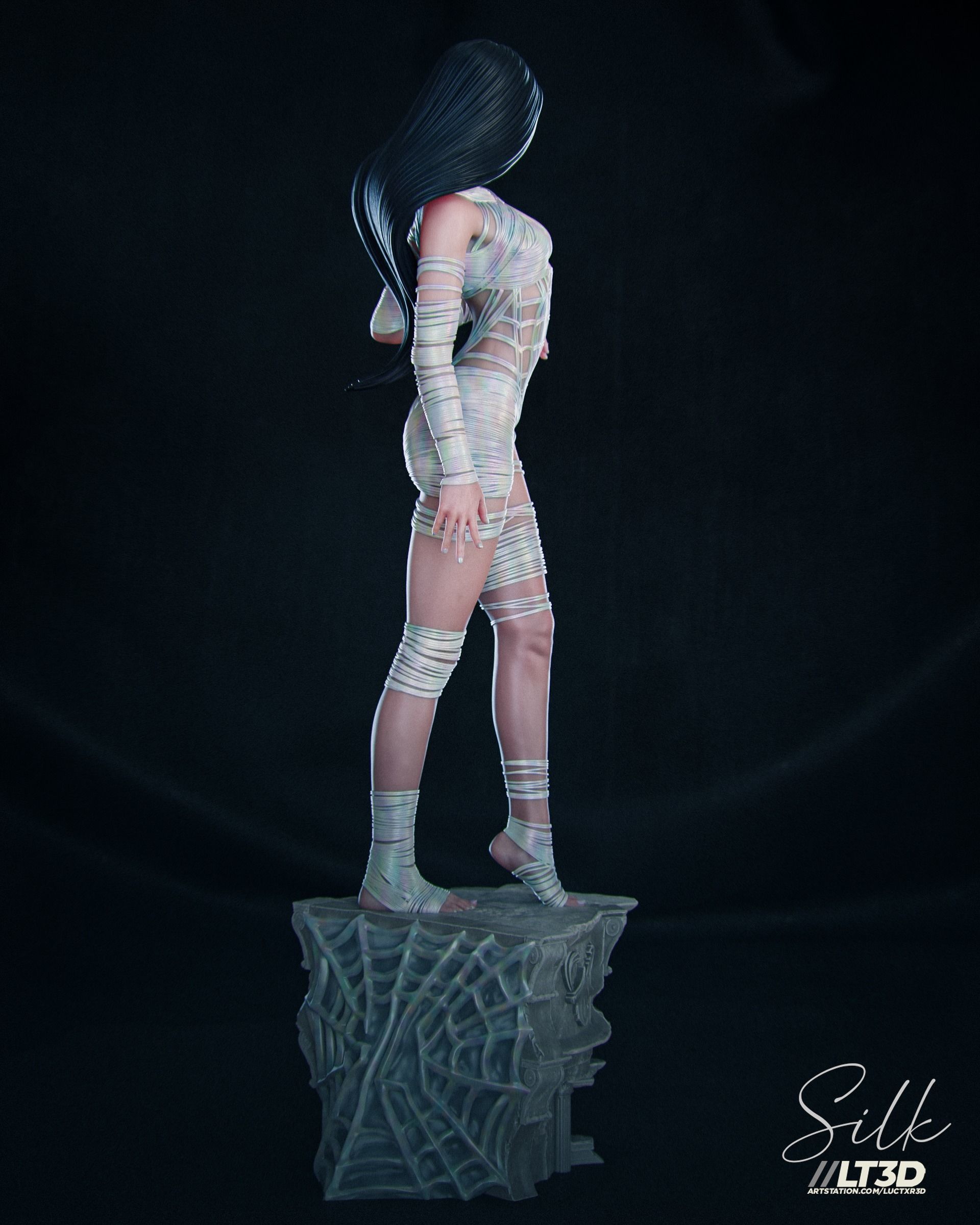 Silk Cindy Moon 3D print model_9
