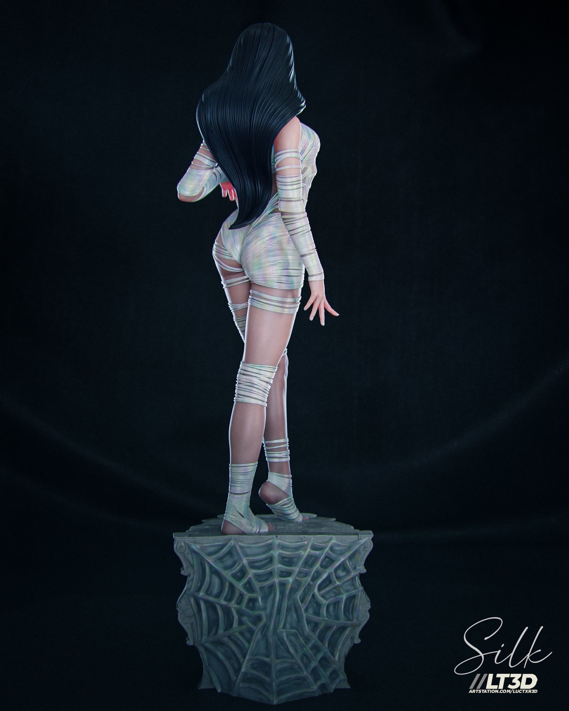 Silk Cindy Moon 3D print model_10