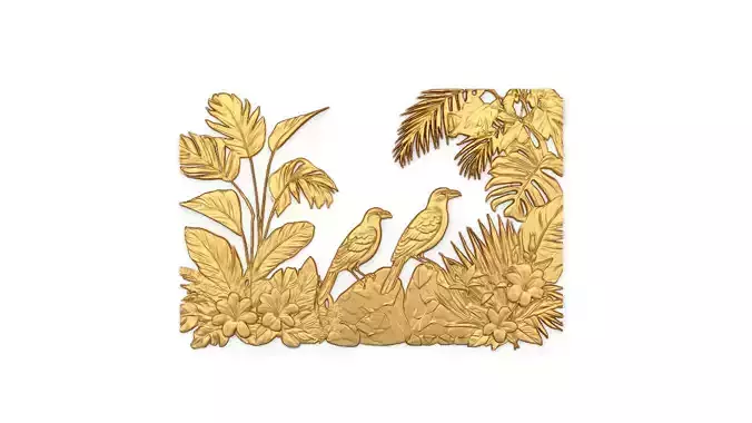 Classic carved decor ornament 418