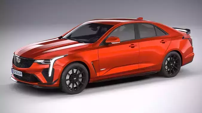 Cadillac CT4-V Blackwing CG 2022 3D model