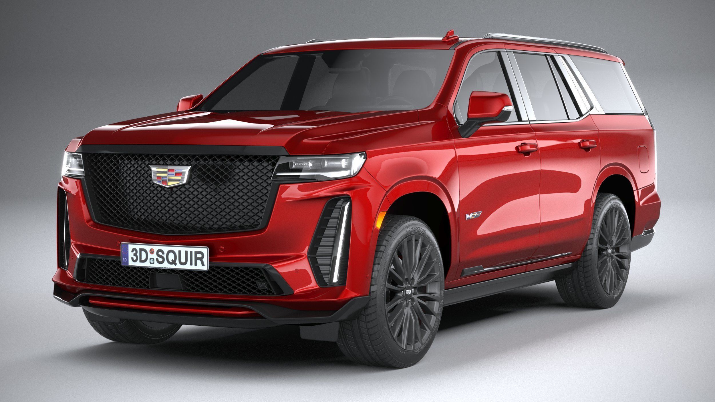 Cadillac Escalade-V CG 2023 3D model_2