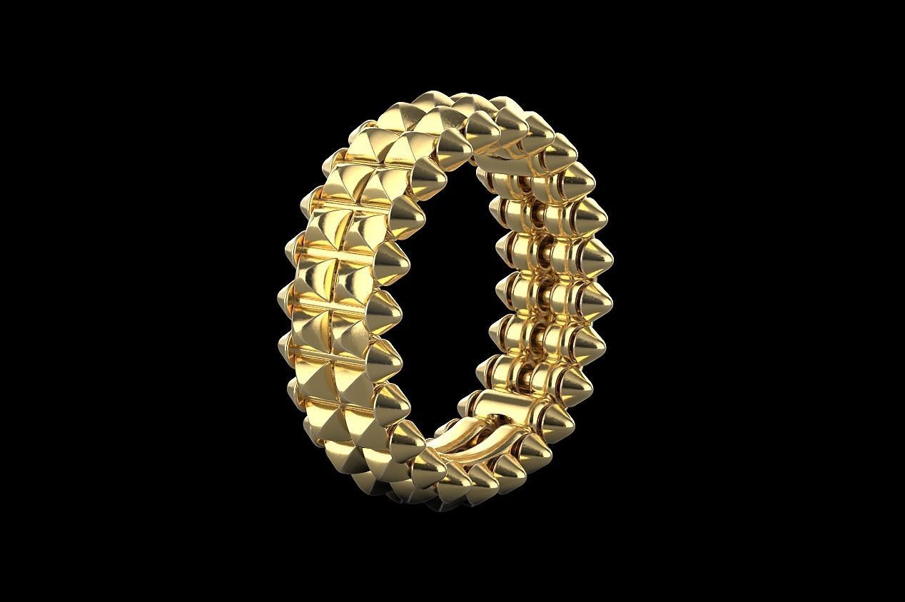 ClasI-I Double Ring 3D print model_4