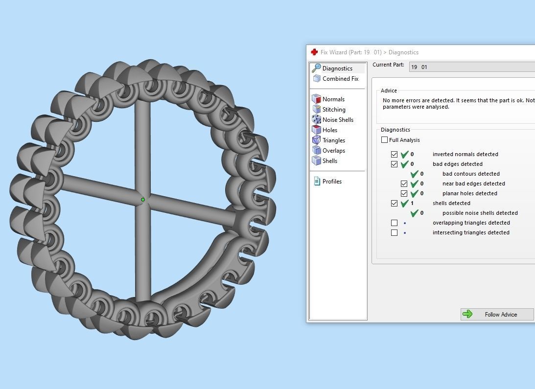 ClasI-I Double Ring 3D print model_10