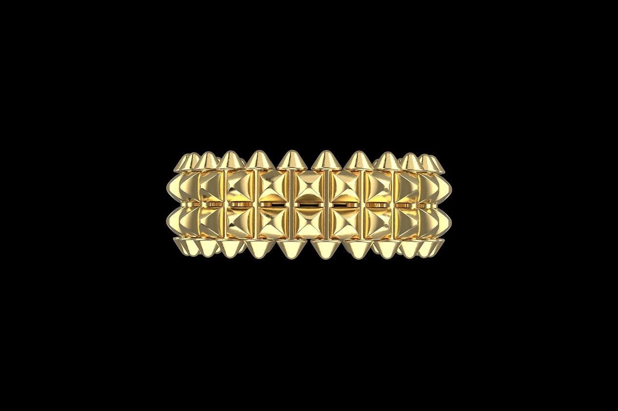 ClasI-I Double Ring 3D print model_2