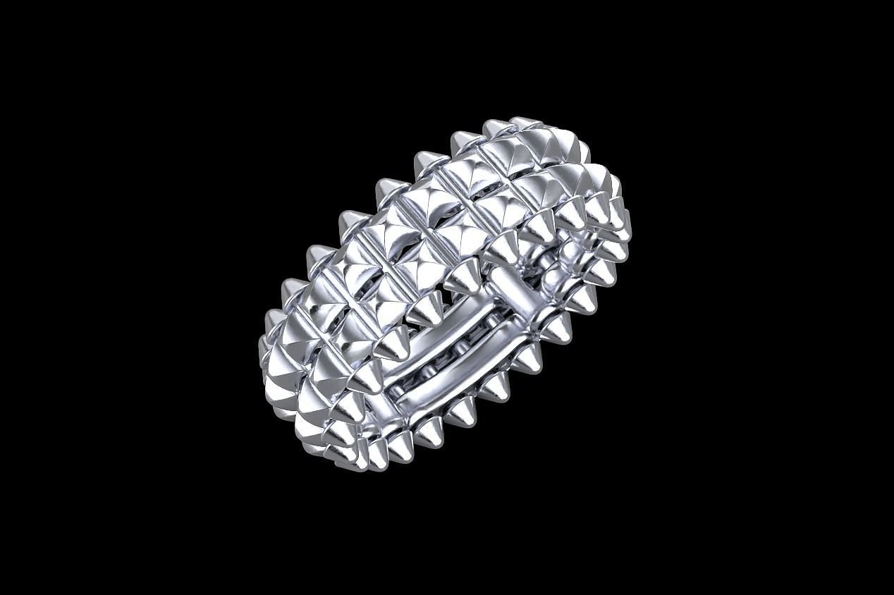 ClasI-I Double Ring 3D print model_1