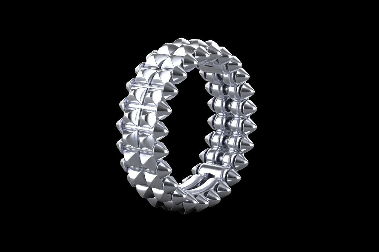 ClasI-I Double Ring 3D print model_5