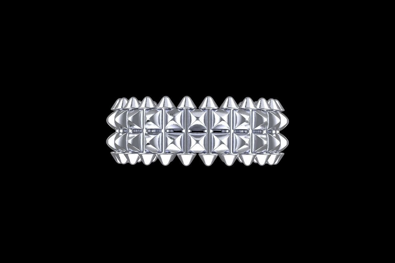 ClasI-I Double Ring 3D print model_3