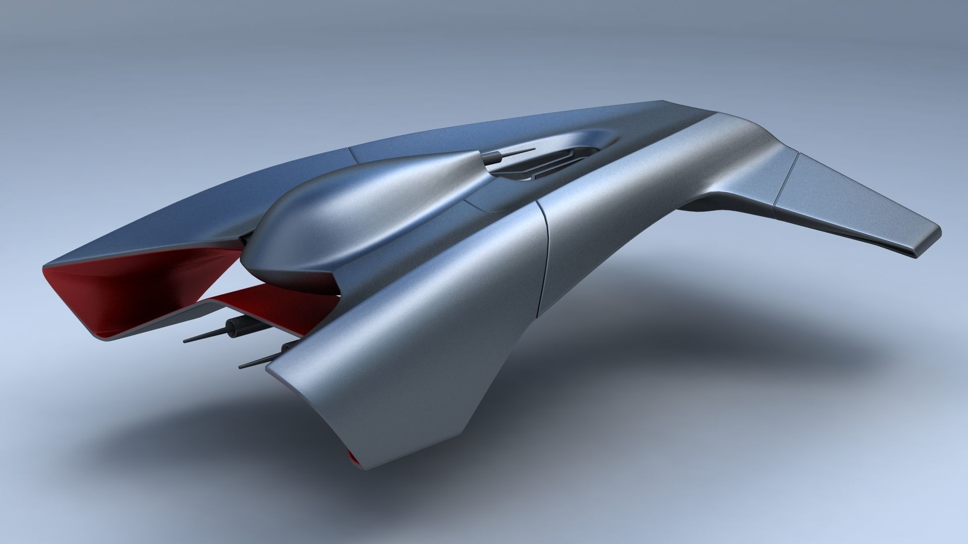 Space Ship Concept 3D model_1