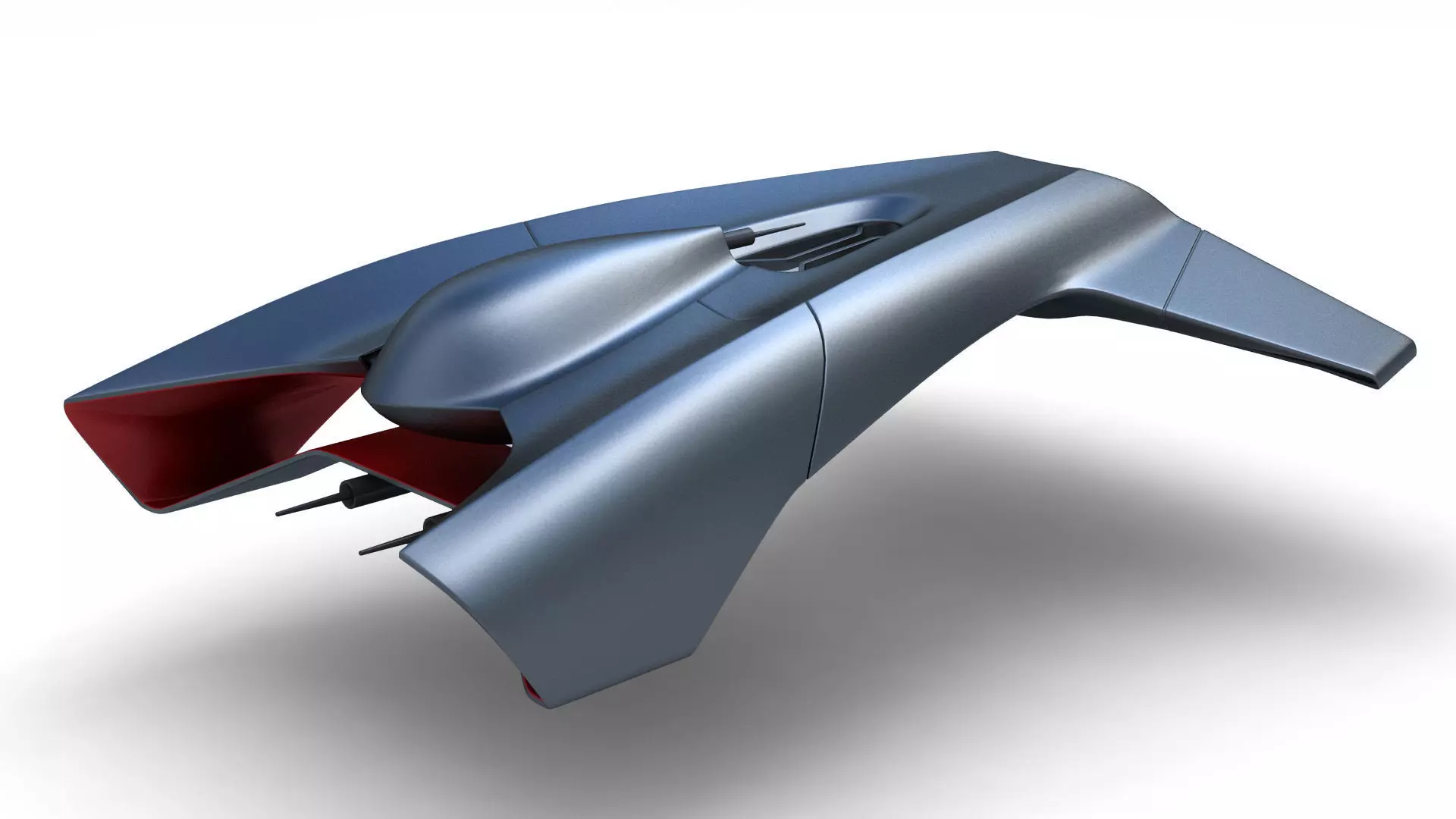 Space Ship Concept 3D model_0