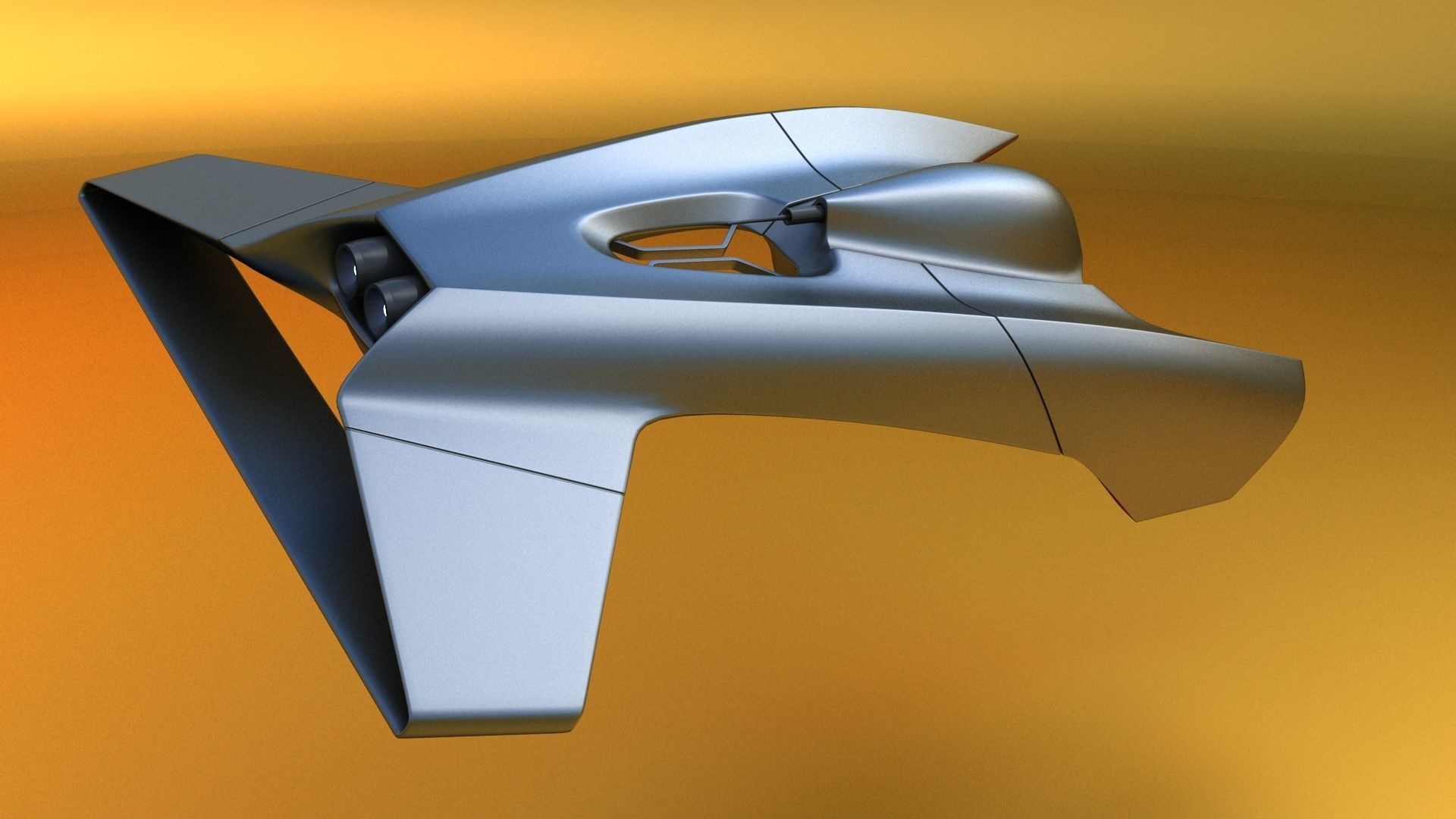 Space Ship Concept 3D model_8