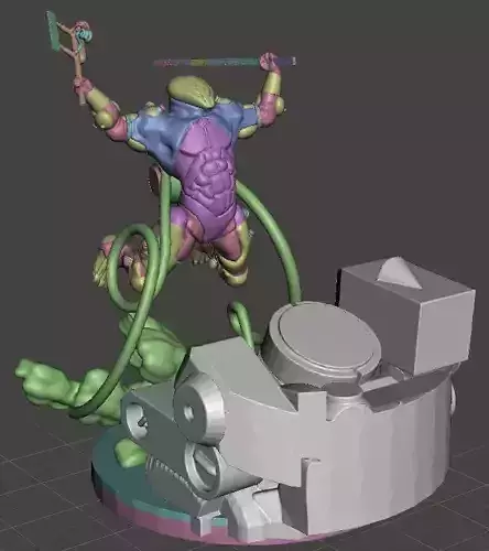 Lancer-SSC Atlas 28mm scale miniature 3D print model